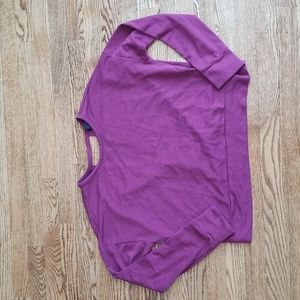 (L) Nike Oversized Loose Back Cutout Cropped Loungewear Athleisure Preppy